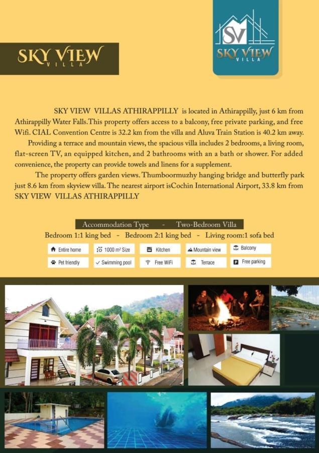 Skyview Villa Athirappilly Ngoại thất bức ảnh
